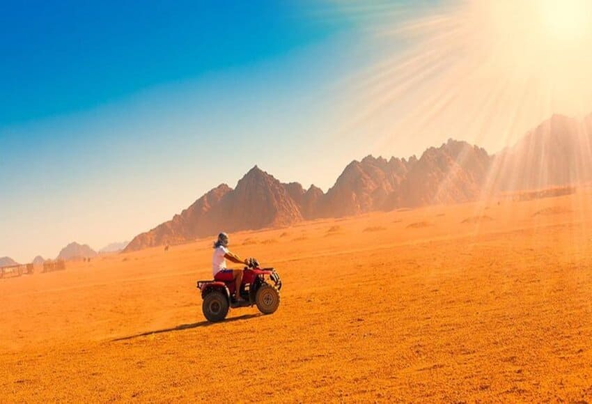 Private Morning ATV Desert Adventure from Hurghada